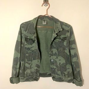 Camo Jean jacket small